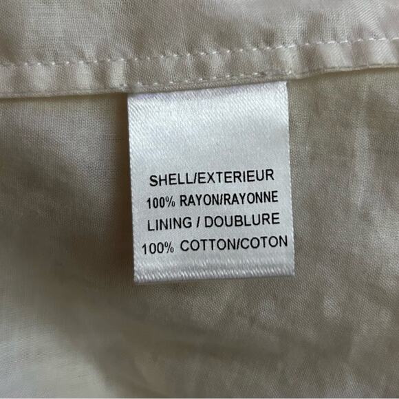 Adam Lippes Cream Open Lace Lined Cardigan Jacket Size 4 - Picture 6 of 6